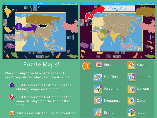 Screenshot #6 pour Asia - Montessori Geography