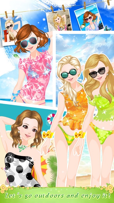 Beach makeup show -  Fun makeover games for kids screenshot 2