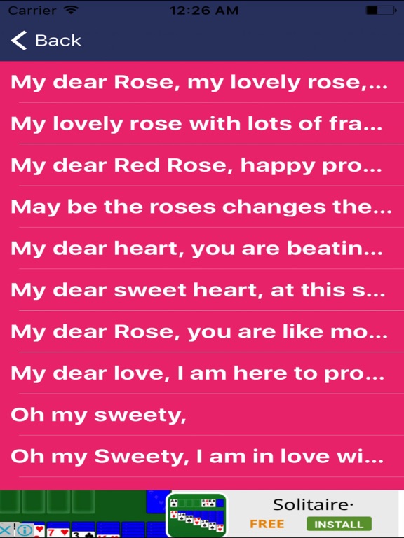 Happy Propose Day Messages,Free Wishes And Images iPad screenshot