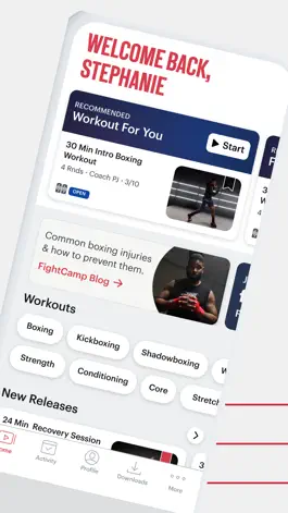 Game screenshot FightCamp Home Boxing Workouts apk
