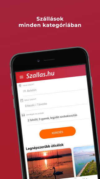 Szallas.hu Screenshot