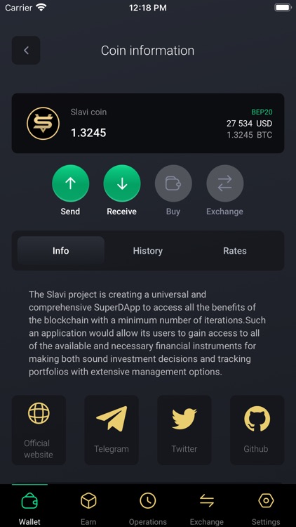 Slavi: DeFi Crypto Wallet screenshot-3