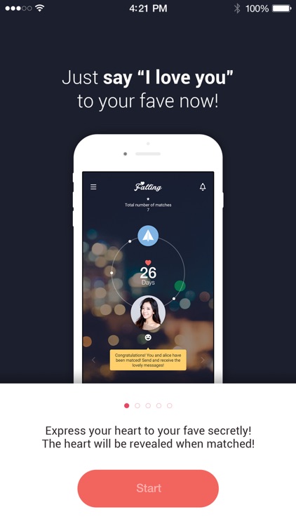 Falling - Confess your emotion secretly! screenshot-0