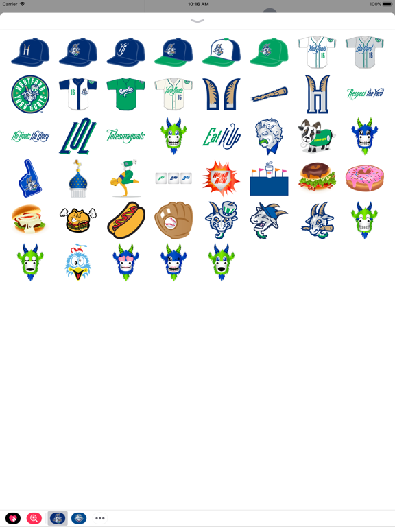 Screenshot #6 pour Hartford Yard Goats Emoji