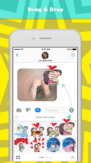 Cute Cute Lover stickers by wenpei(圖3)-速報App