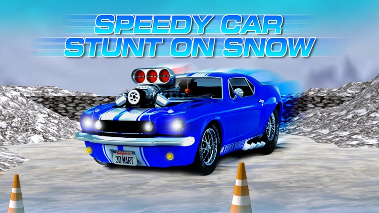 Speedy Car Stunt On Snow - Extreme 3D Drift