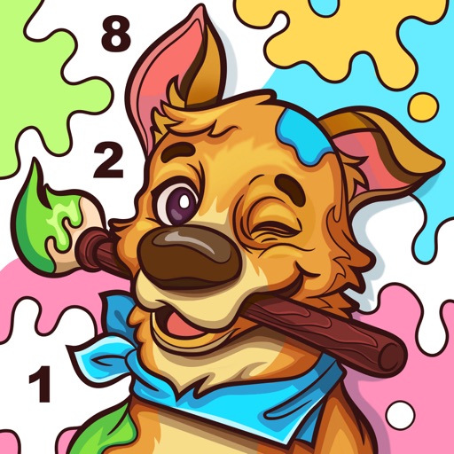 Art games: Color by number icon