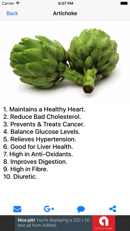 Health Facts of Fruits and Vegetables screenshot-3