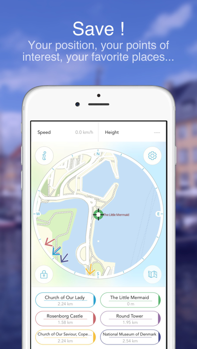 Copenhagen on foot : Offline Map Screenshot 2