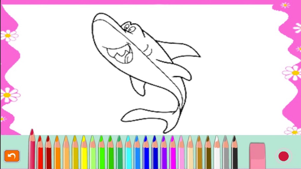 海洋动物图画书 鯊魚 水下海洋动物的孩子幼儿和学龄前儿童着色游戏 宝宝填色 儿童学画画免费free Download App For Iphone Steprimo Com