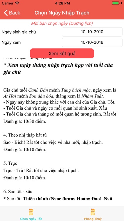 Xem Ngày Tốt Xấu screenshot-3