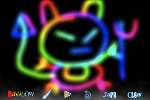 RainbowDoodle - Animated rainbow glow effectのおすすめ画像2
