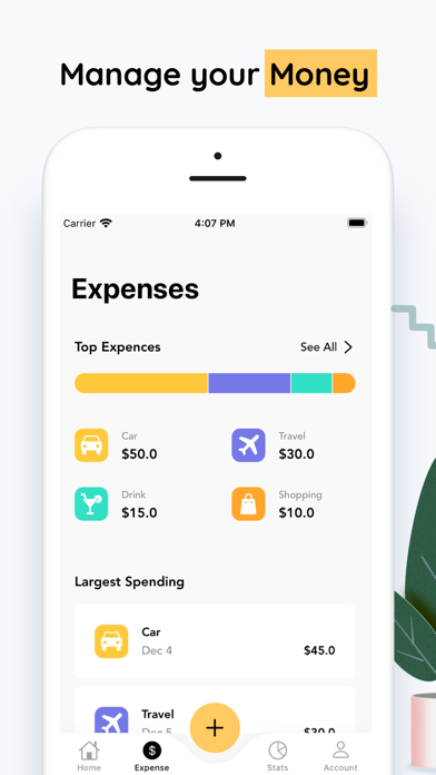 Screenshot #1 pour Money Spending Expense Tracker