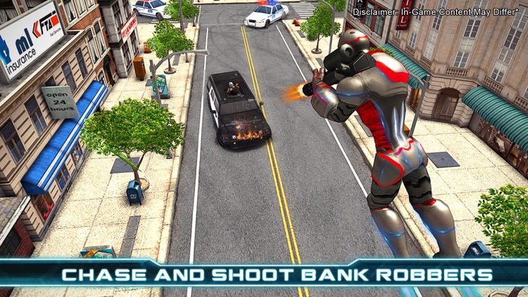 Superhero Robot Game-Futuristic Flying Robot World screenshot-4
