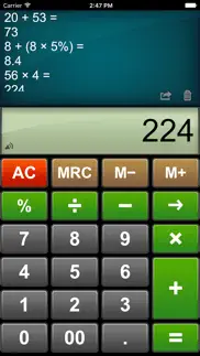 calculator easy lite iphone screenshot 2