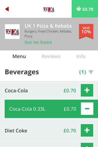 UK 1 Pizza & Kebabs screenshot 4