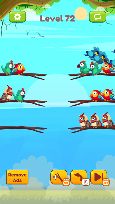 Bird Sort Puzzle-Pop Sort Game Screenshot