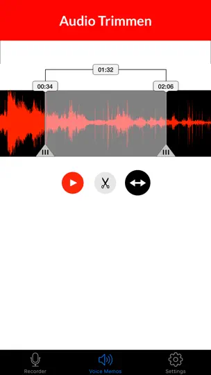 Screenshot von Voice Recorder & Audio Memo + auf dem iPhone 3