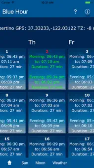 Blue Hour, Sun, Moon, Weather iphone bilder 1