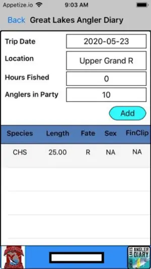 GL Angler Diary screenshot 4