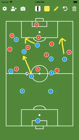 Game screenshot Simple Soccer Tactic Board apk