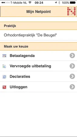 mijnNetpoint screenshot 2