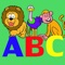 Education writing ABC and coloring animals on the iPhone and iPad