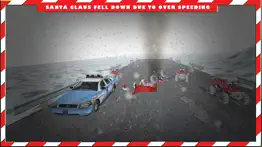 santa claus in north pole on quad bike simulator iphone screenshot 3