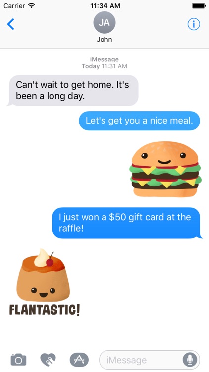 Cutie Food Stickers screenshot-4