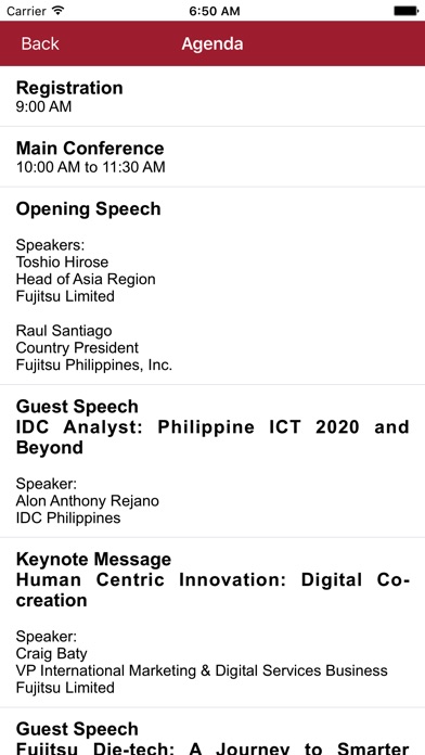 Fujitsu Asia Conference Manila screenshot 2