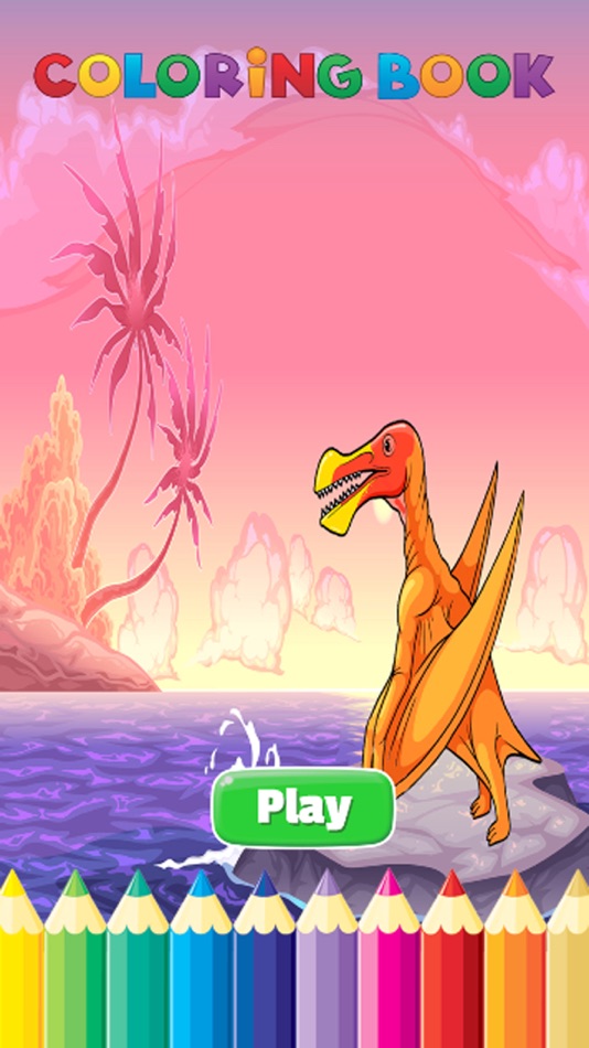 Coloring Book Jurassic Dinosaur Free - for Kid - 1.0 - (iOS)