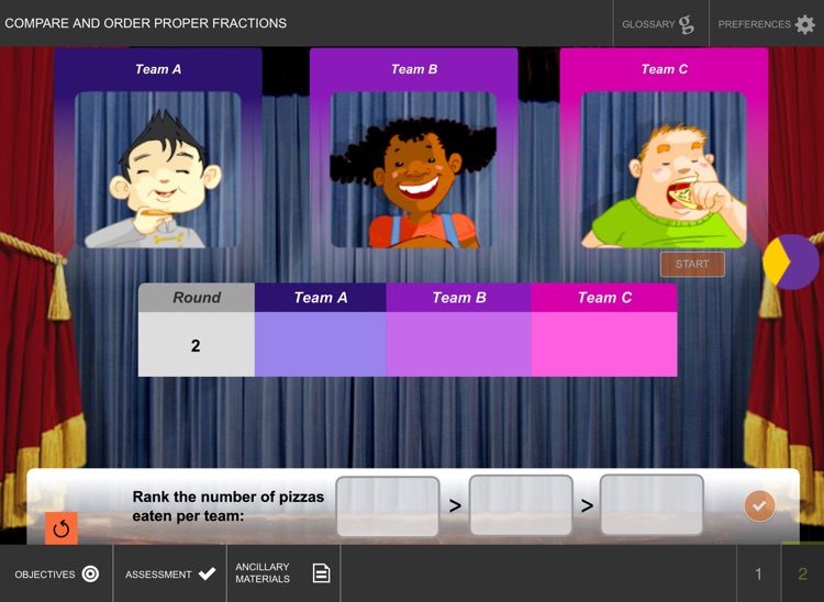 Compare and Order Proper Fractions