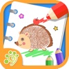 Creative fingerprint drawing icon