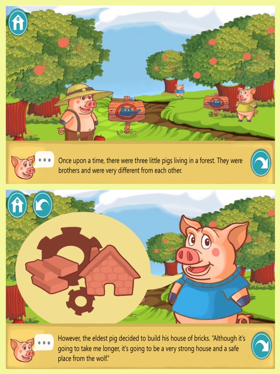 Screenshot #6 pour Des trois petits cochons