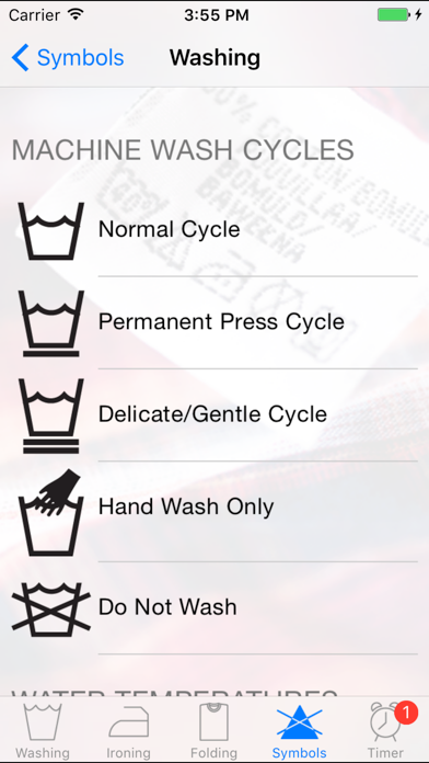 Complete Laundry Care iPhone screenshot 4 - Productivity app