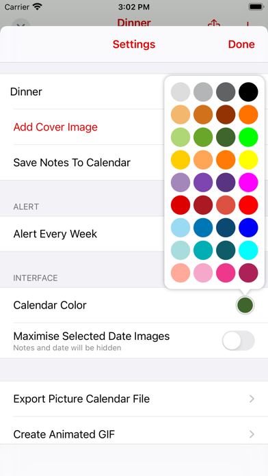 Picture Calendar Screenshot