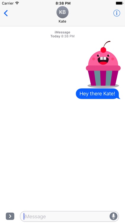 Cupcake Emoji Sticker Pack