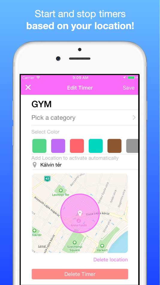#2. Locate -Automatic Time Tracker (iOS) By: Teleprompter LLC