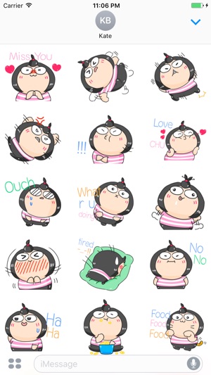 Amara The Cute Little Girl Stickers(圖2)-速報App