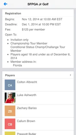 Game screenshot South Florida PGA Junior hack