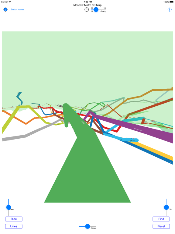 Screenshot #4 pour Moscow Metro 3D Map
