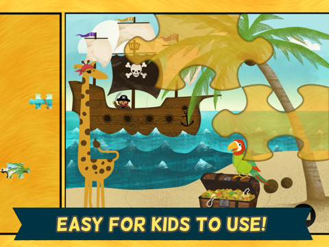 Screenshot #5 pour Puzzle préscolaire de Pirates - Jeux pour Enfants