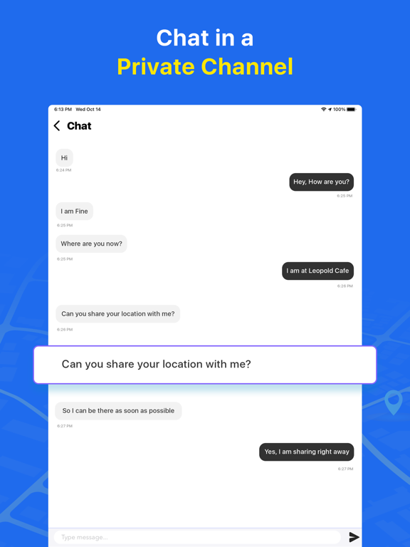 GPS App - Find family, friends iPad screenshot 4 - Navigation app