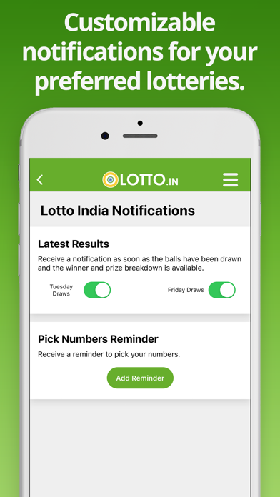 India Lottery Results Screenshot