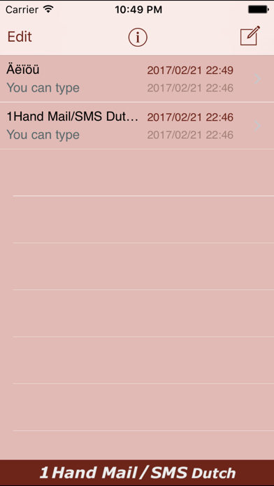 Screenshot #2 pour AEI Keyboard Note Dutch