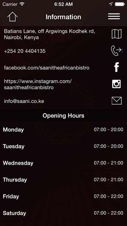 Saani The African Bistro