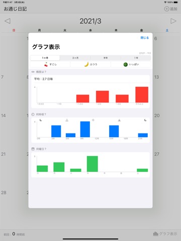 お通じ日記 - かんたん記録で便秘改善のおすすめ画像4