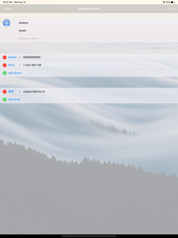 Screenshot #5 for Cloud Contacts