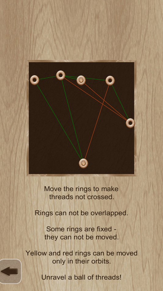 #5. Untangle. Rings and Lines (iOS) 由: Ruslan Goncharenko