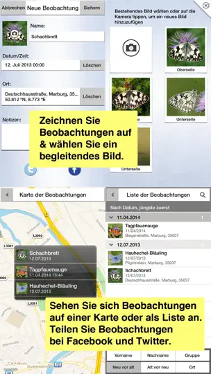 Screenshot von Schmetterlinge Bestimmen auf dem iPhone 6